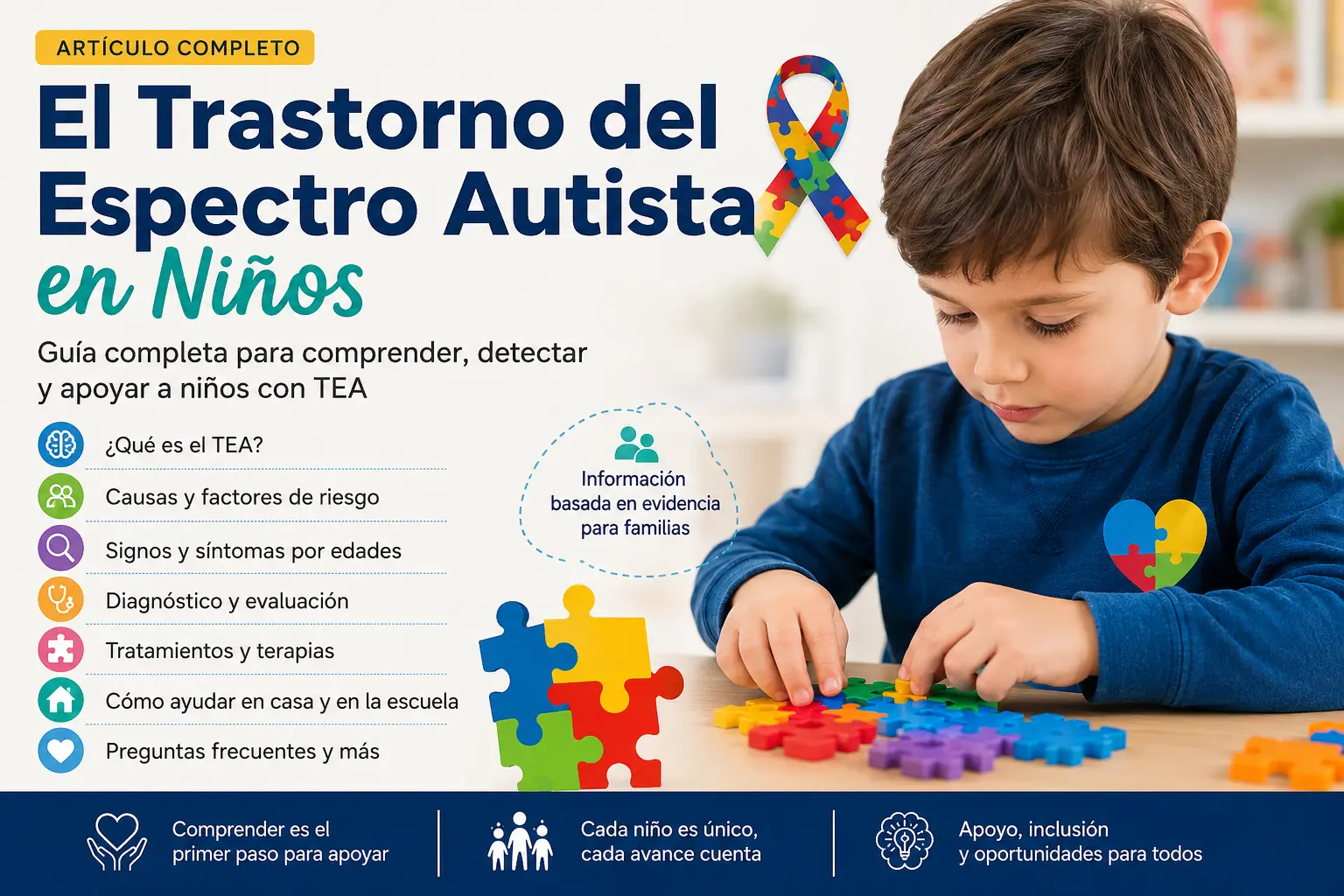 Trastorno del Espectro Autista en Niños: guía completa